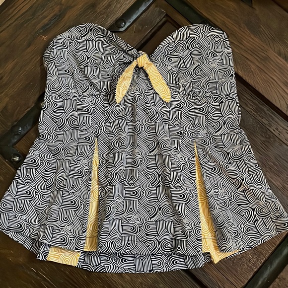 Anthropologie Vintage Sweetheart neckline top . SZ 10 . Excellent like New cond. - Picture 1 of 8